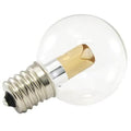 Dimmable LED Globe Light Bulbs - 1 Watt, 120 V, 2400K Ultra Warm White M93094