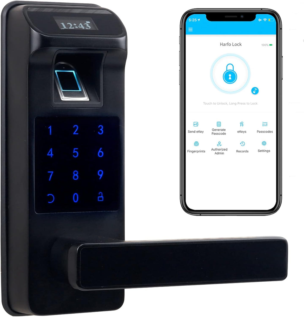 Sliver Electronic Digital Door Lock with Touchscreen Keypad T29887