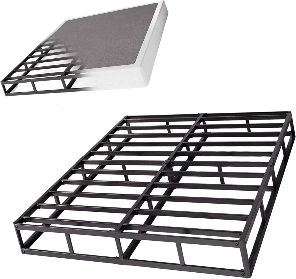 9 Inch California King Box Spring Metal Frame Mattress Foundation V488