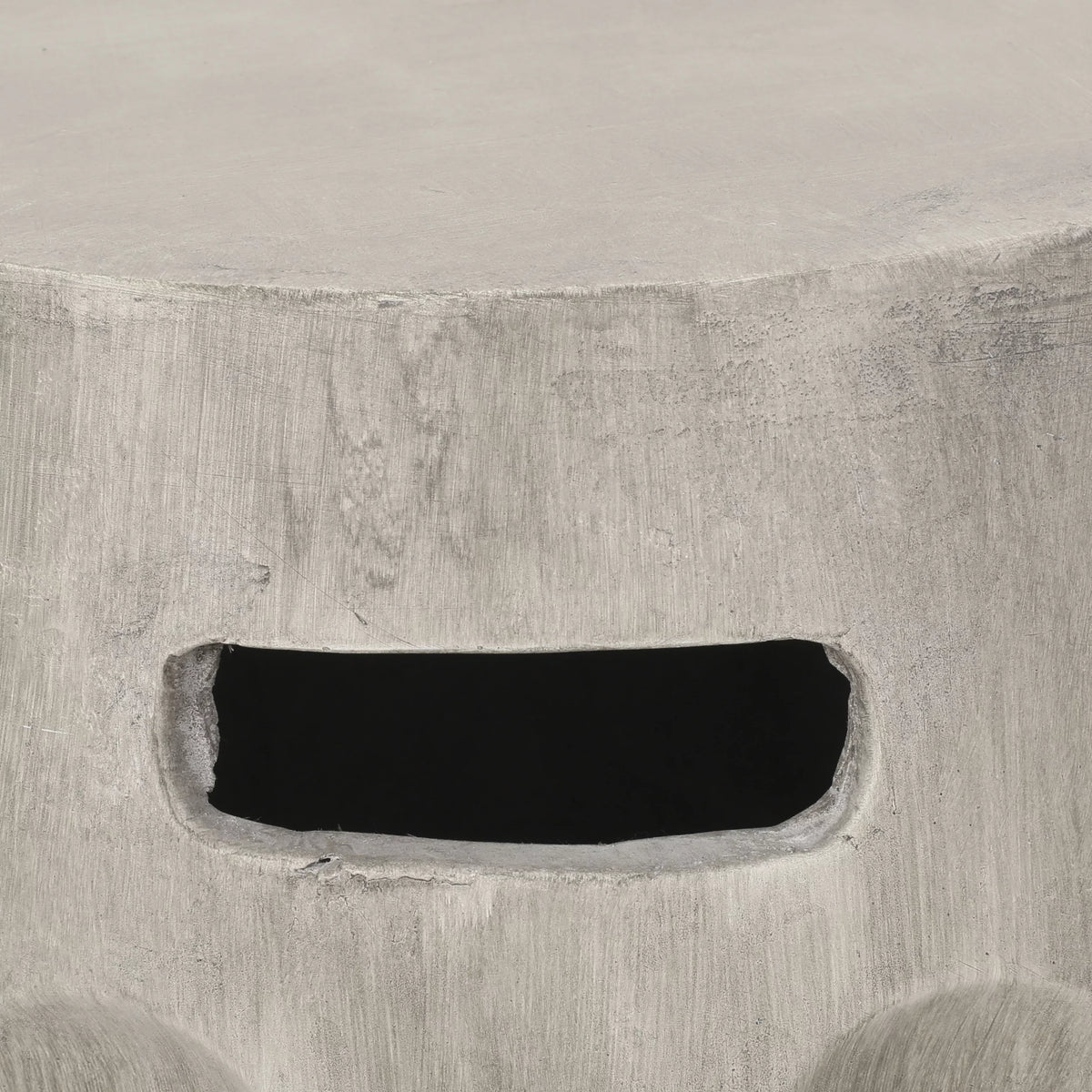Contemporary Lightweight Concrete Accent Side Table Y111081