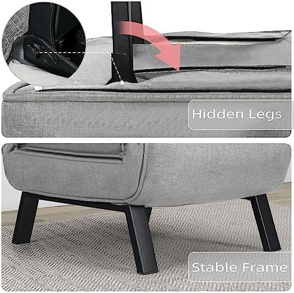Convertible Sofa Bed 4 in 1 Folding Bed with Pillow Z80207