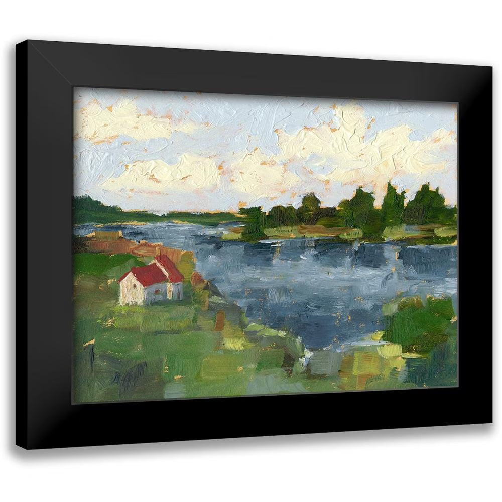 Lakeside Cottages I Framed Museum Art Print E7878