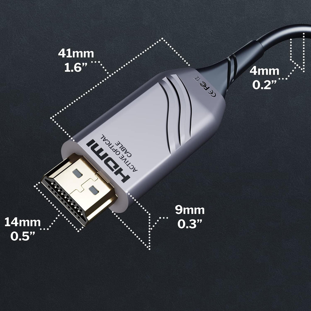 30ft 8K HDMI 2.1 Optical Fiber Cable V21471