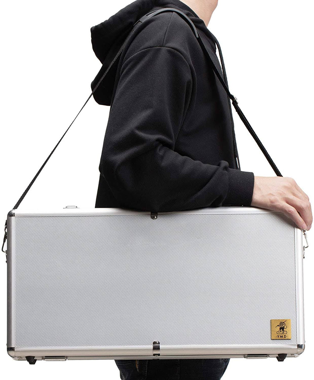 Aluminum Case with Shoulder Strap for Mahjong Set S4308