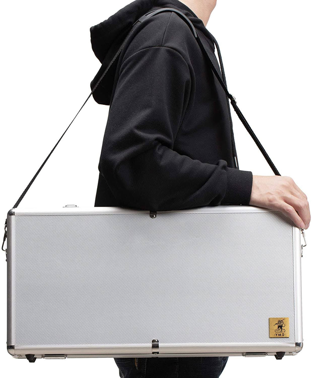 Aluminum Case with Shoulder Strap for Mahjong Set S4308