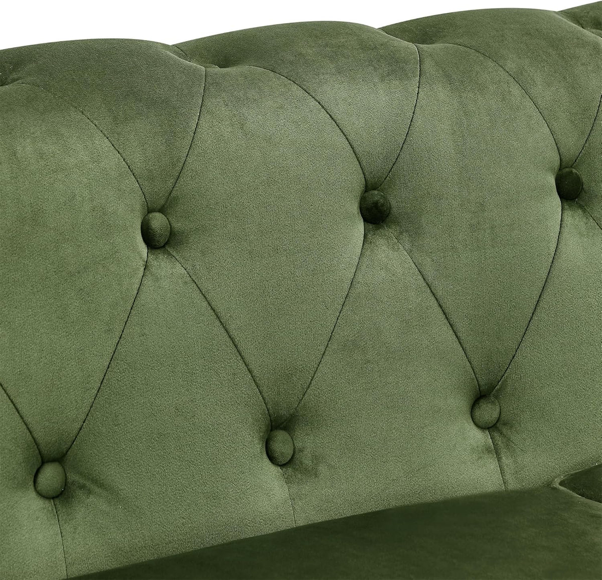 Large Velvet Two-Seat Sofa F5715