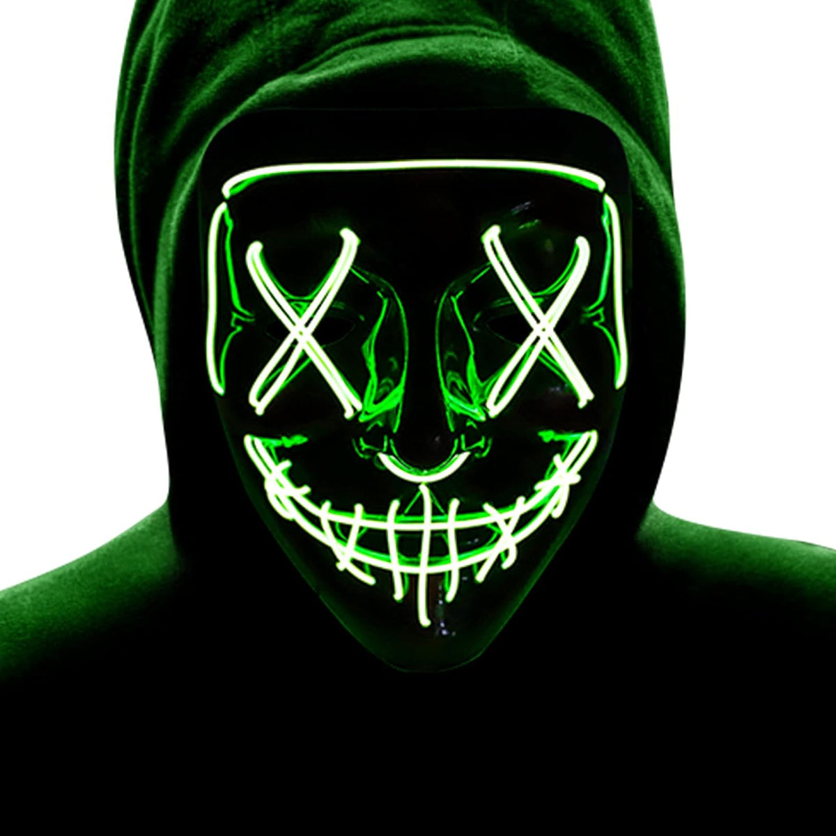 Halloween Mask Light Up LED Mask Y528905