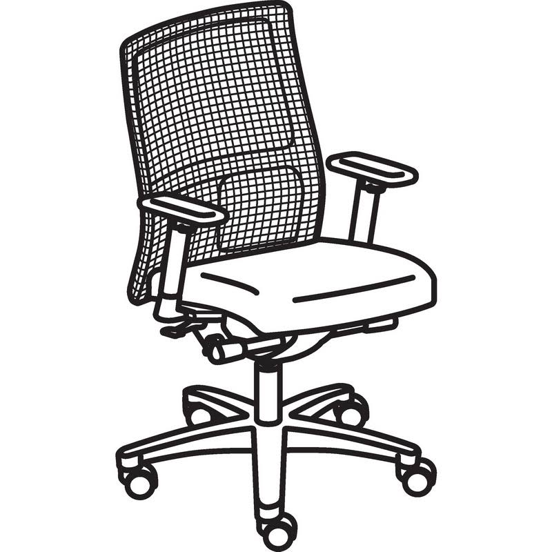 Mesh Mid-Back Work Chair Z98917