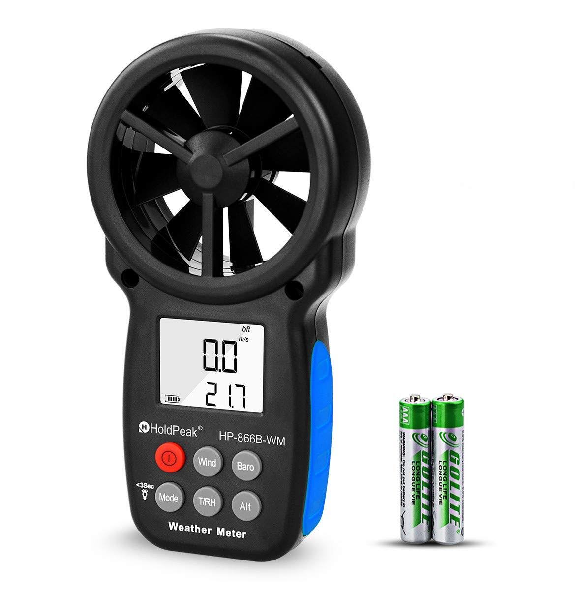 Handheld Digital Anemometer with LCD Wind Speed Meter E2760