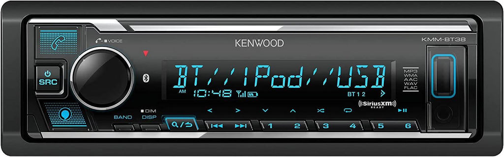 Single-Din Bluetooth Car Stereo with USB Port W1155