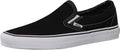 Classic Slip-On Sneakers (Black, 10 Women/8.5 Men) C469077
