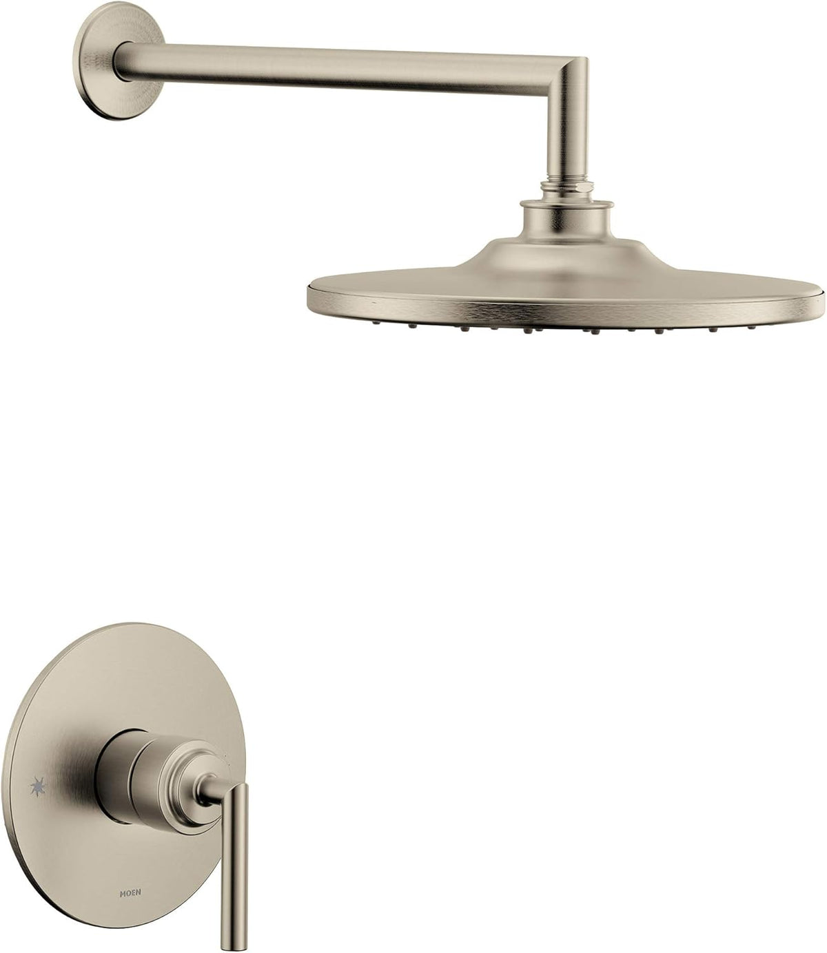 Matte Black 1-Handle Shower Trim Kit E2295