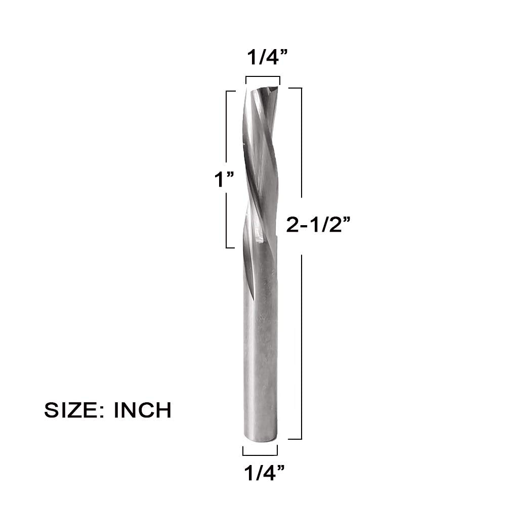 3 Flutes Carbide Router Bit 1/4 Inch Shank R3604