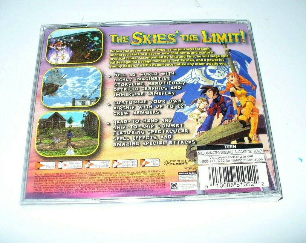Skies of Arcadia Dreamcast T688