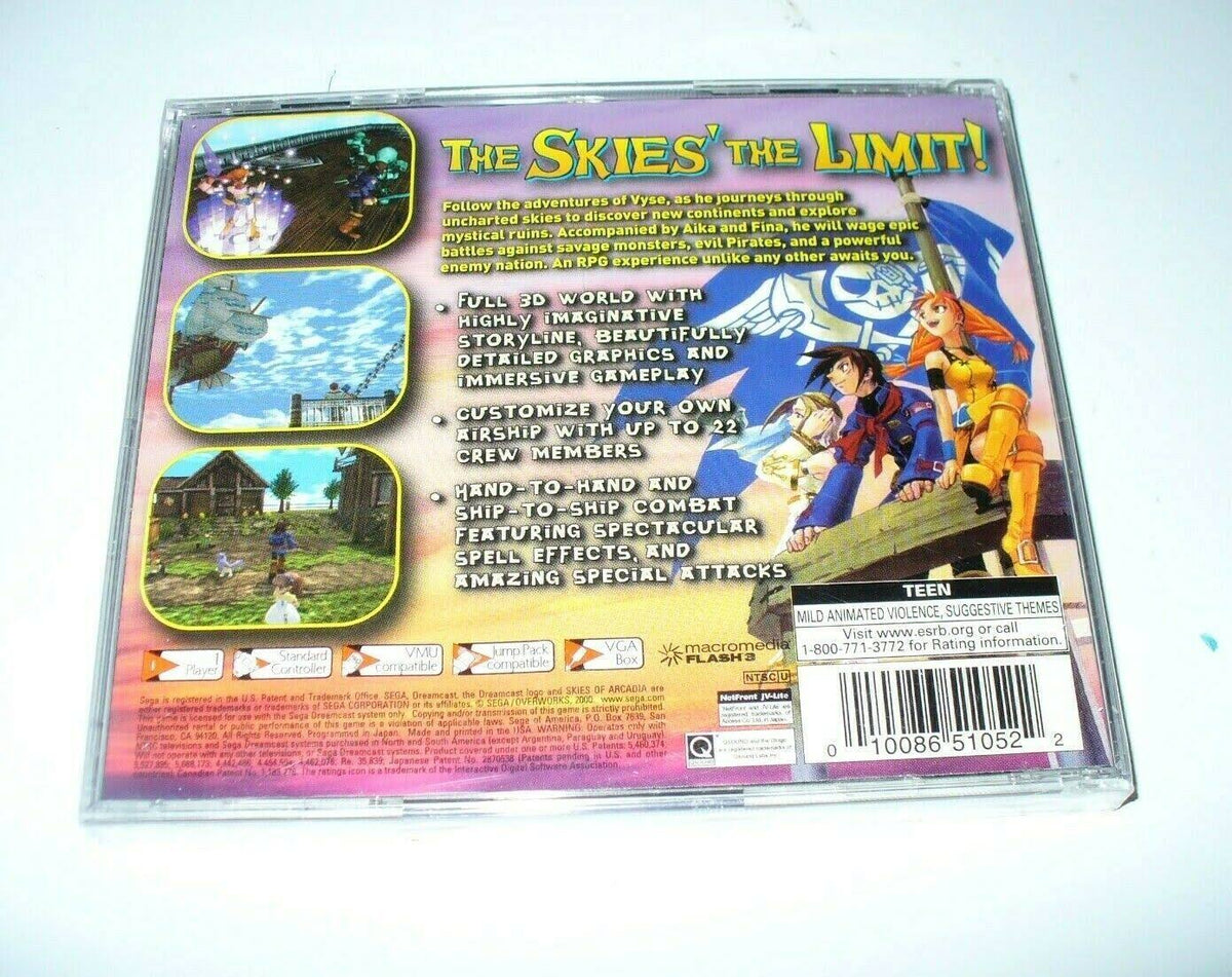 Skies of Arcadia Dreamcast T688