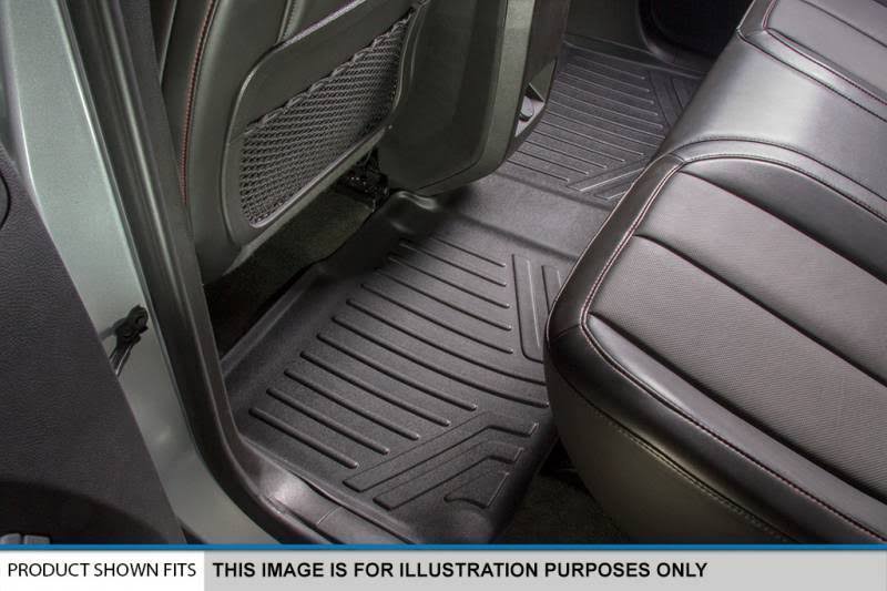 Black 3 Row Floor Mats and Cargo Liner for Honda Pilot J46946