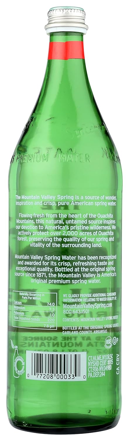 33.8 Fl Oz 12 Pack Spring Water Z392227