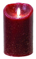 Flameless Candle - Rio Red Country Pillar - 5 in I597