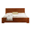 Wooden Platform Bed Cherry Twin Size Y675143