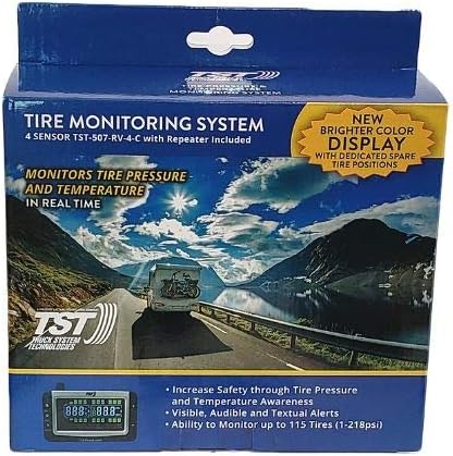 Tire Pressure Monitor with 4 Cap Sensors with Color Display K67211