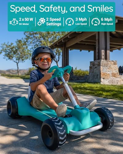 Electric Go Kart for Kids with Lithium Ion Battery F963
