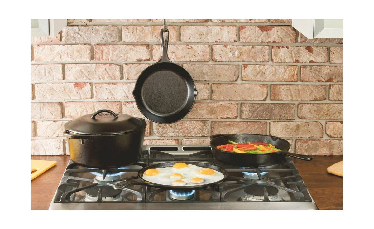 Pre-Seasoned Cast Iron Dutch Oven 5-Quart E305