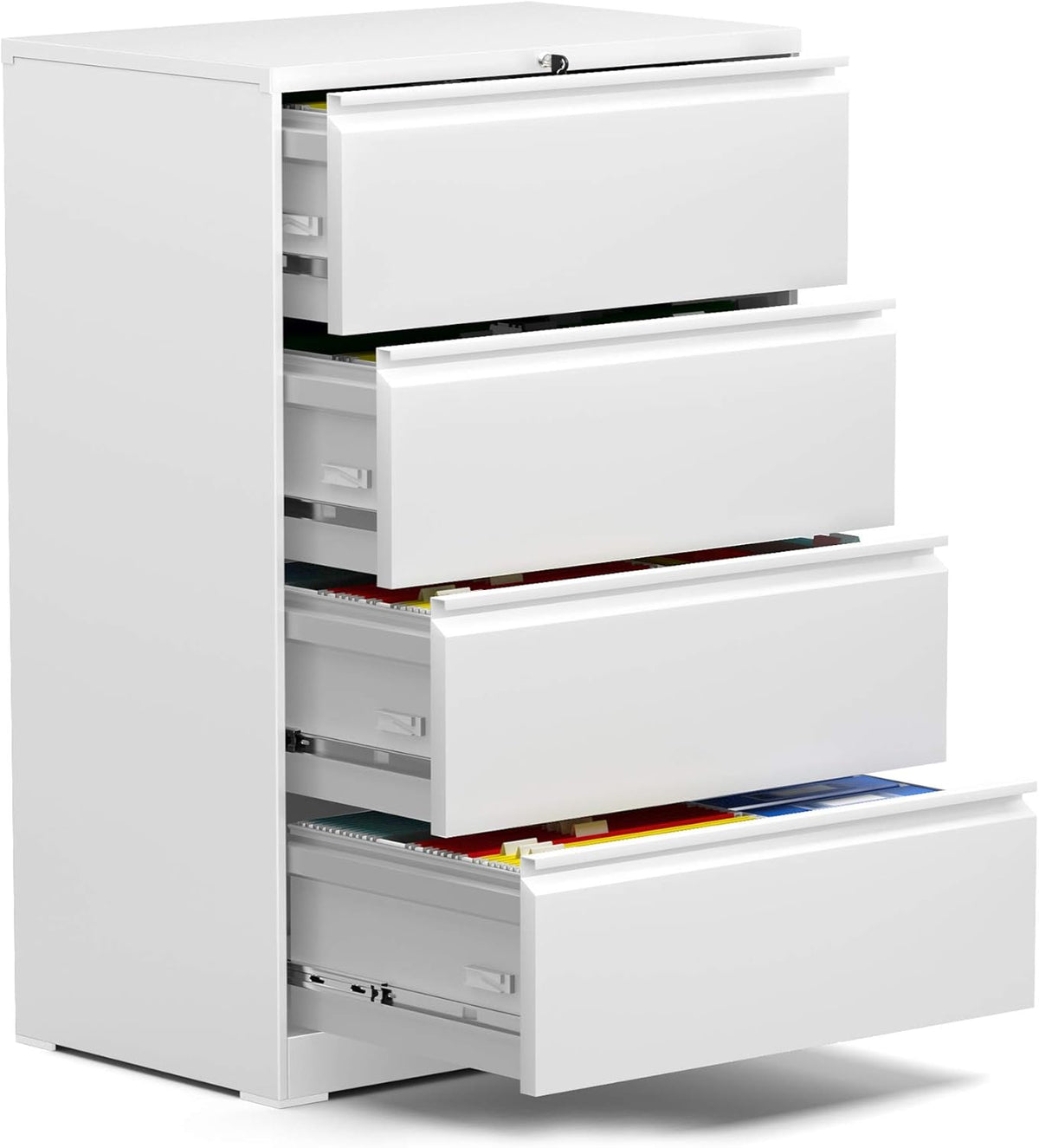 4 Drawer Metal File Cabinet with Lock X8468