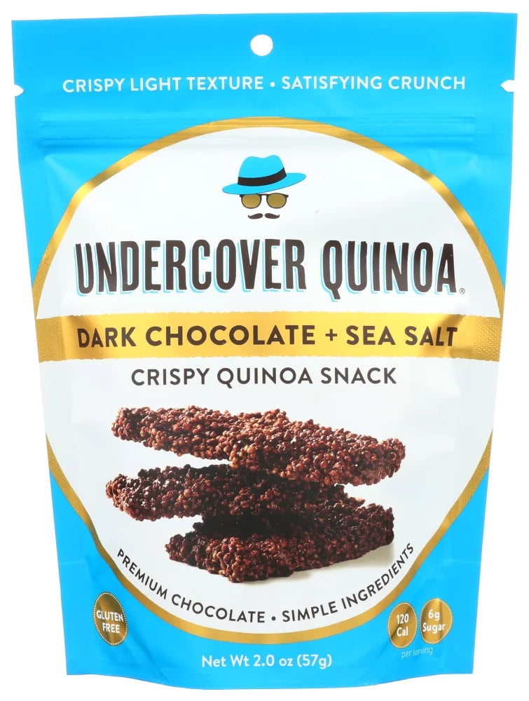 Dark Chocolate Sea Salt Crispy Quinoa Snack, 2 Oz Pack Of 12 W39307