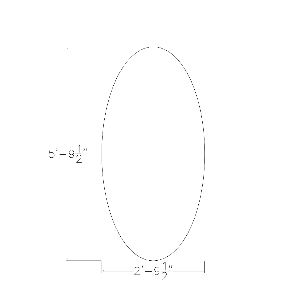 4 Person Oval Conference Table S34927
