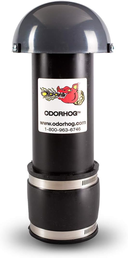 Black ABS Mushroom Cap Vent Stack Pipe Filter C919