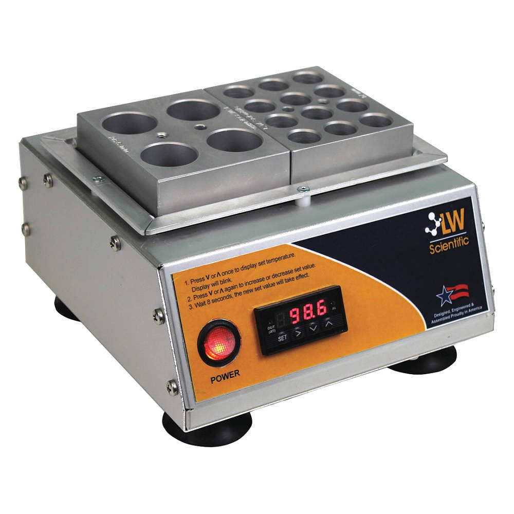 Dry Bath Incubator with Two 12 x 15ml Blocks Digital W935724