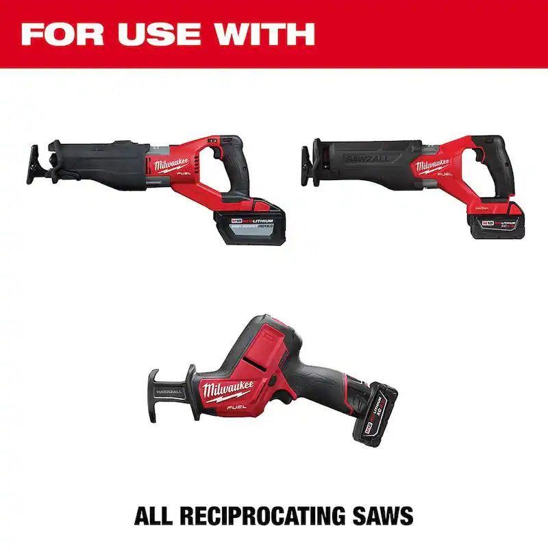 Wood and Metal Cutting Bi-Metal Reciprocating Saw Blade Set (10-Piece) S844