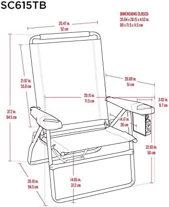 Striped Beach Chair C6886