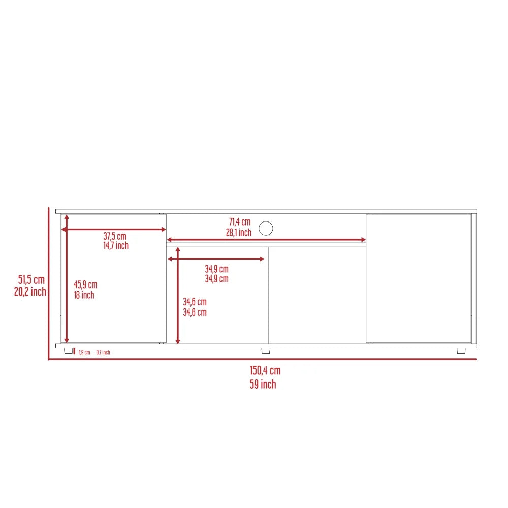 Black Coffee Table and TV Stand P921
