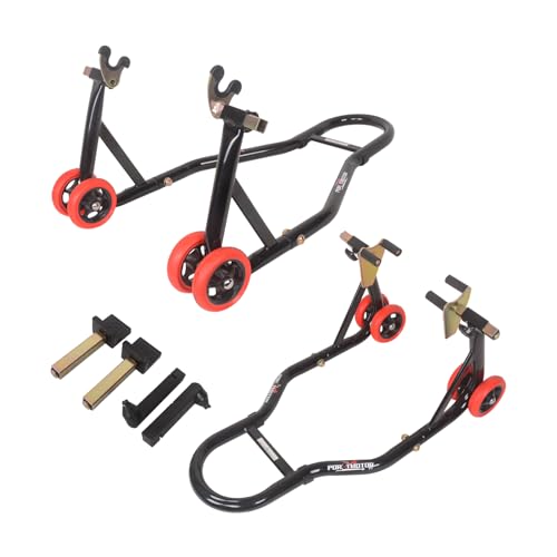 850lbs Front and Rear Motorcycle Stands with Adapters K101151