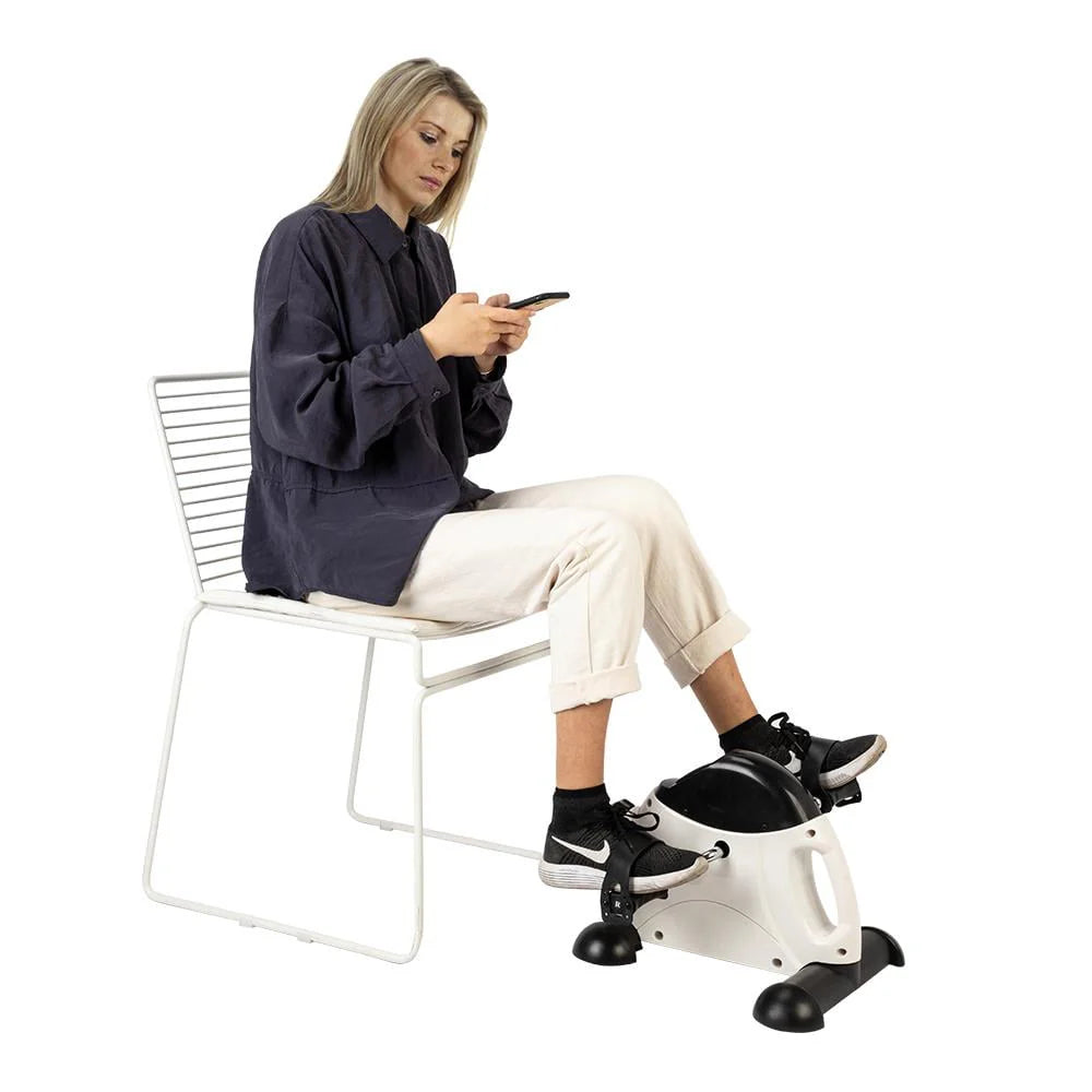 Portable Pedal Stationary Bike White Z2877