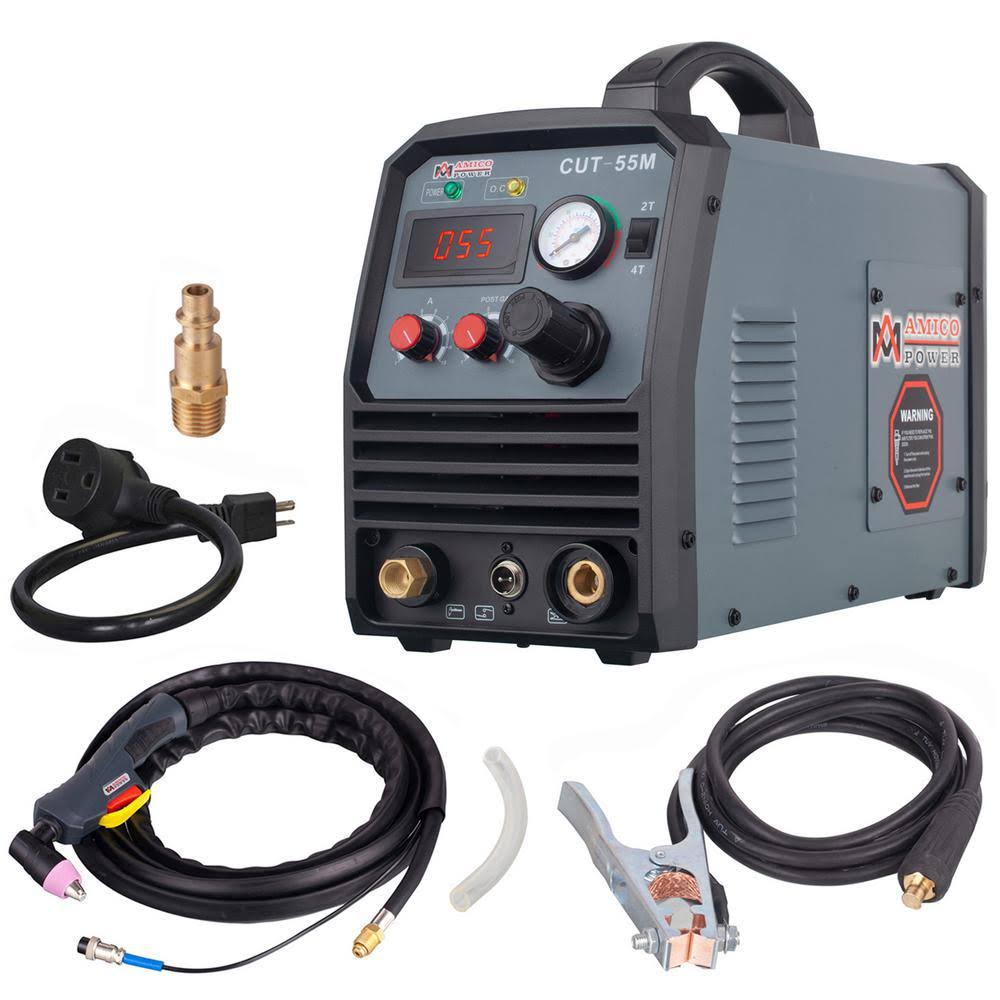 55 Amp Wide Voltage Plasma Cutter with 3/5 in. Clean Cut U60357