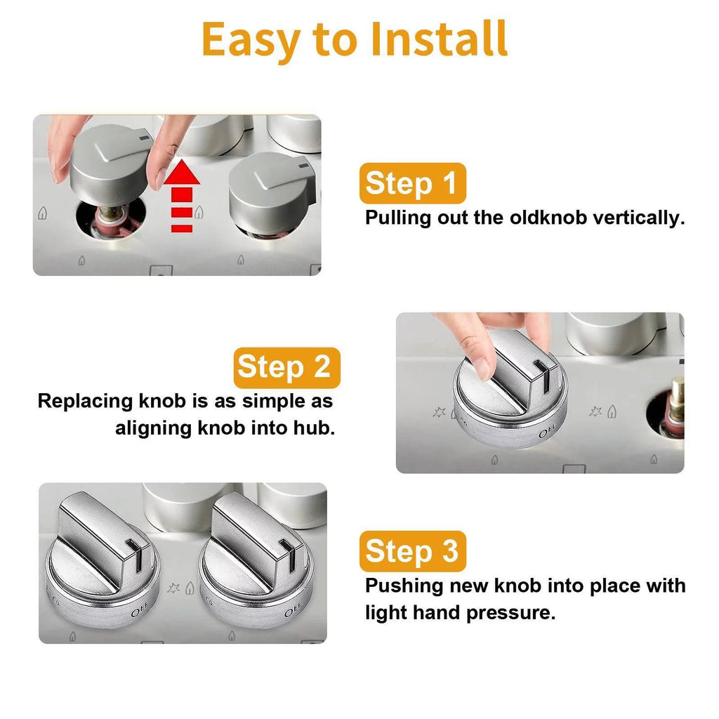 Stainless Steel Control Knobs Y89693