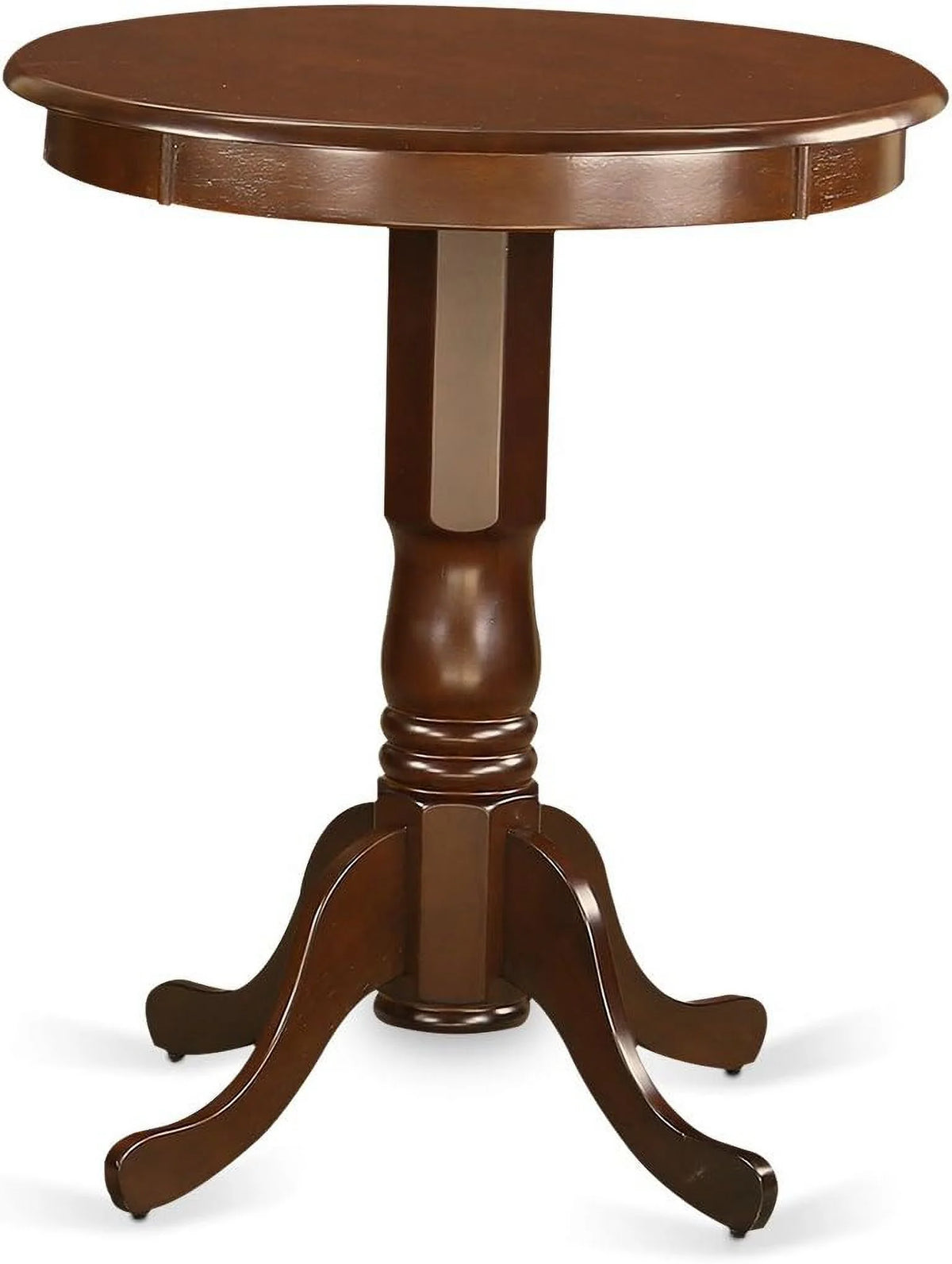5 Piece Kitchen Counter Height Set with Round Pub Table and 4 Chairs F407924