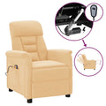 Electric Massage Recliner with Adjustable Footrest and Side Pocket, Faux Leather Sofa Chair A850200