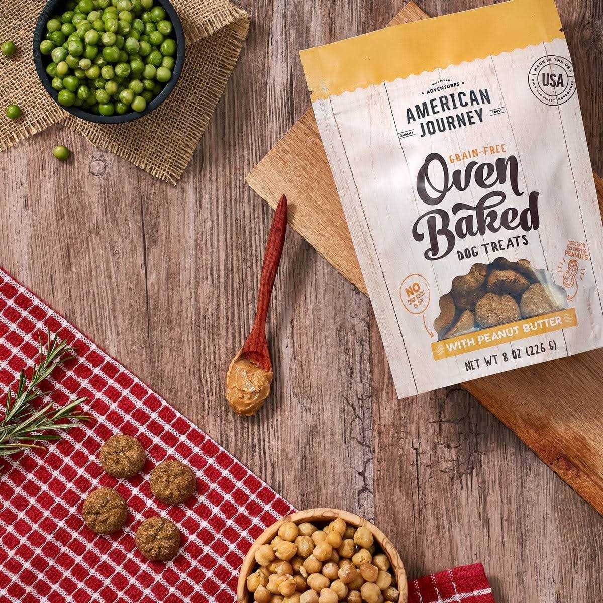 Peanut Butter Grain-Free Oven Baked Crunchy Biscuit Dog Treats R527088