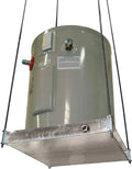 Ceiling Mounted Water Heater Platform with Steel Drain, Up To 20 Gallons L569