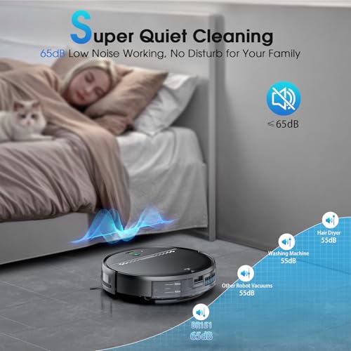 Robot Vacuum and Mop with LiDAR Navigation A93089