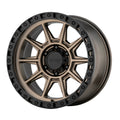 18x9 Matte Bronze Black Lip Wheel A3987