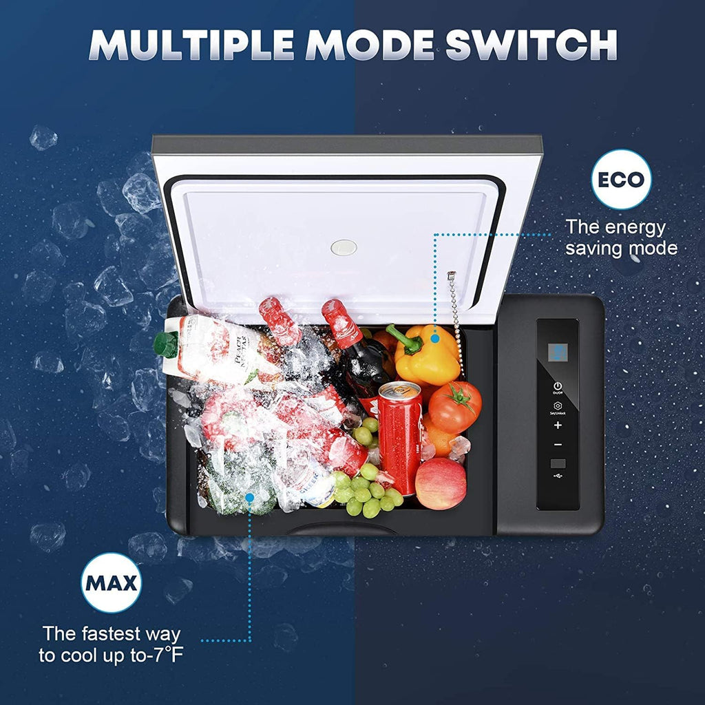Portable 12 Volt Refrigerator 26 Quart Electric Cooler Z858738