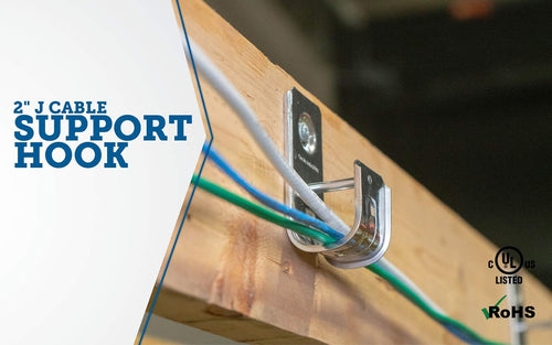 2 Cable Support J-Hook H894