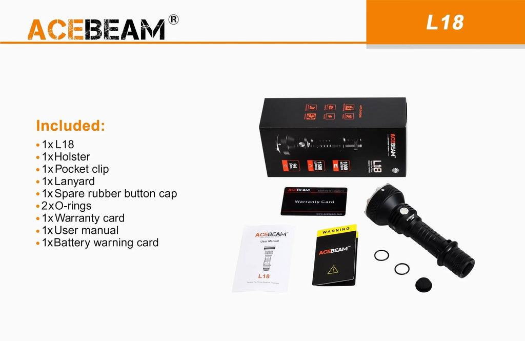 1500 Lumens LED Tactical Flashlight with Rechargeable 21700 Battery M731