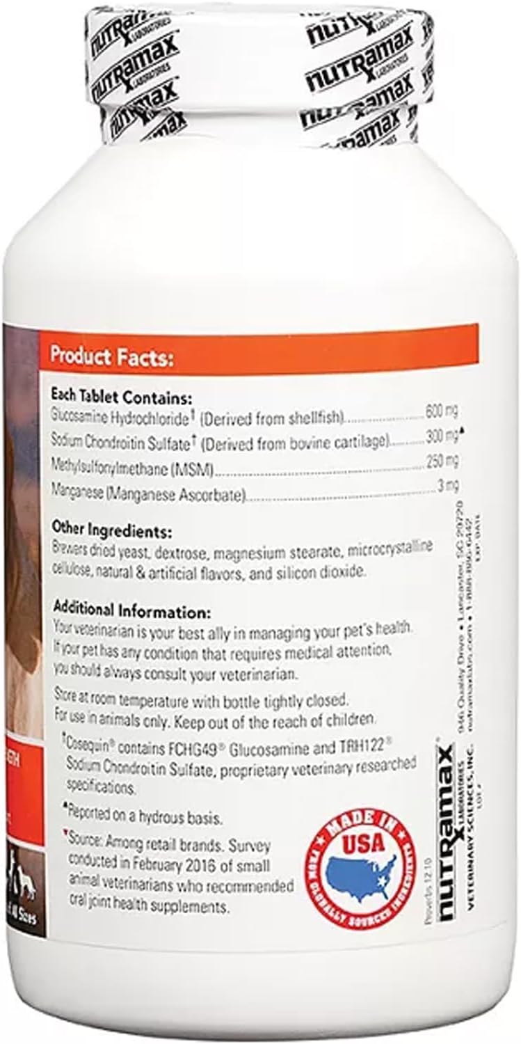 180 Chewable Tablets Joint Health Supplement for Dogs S473