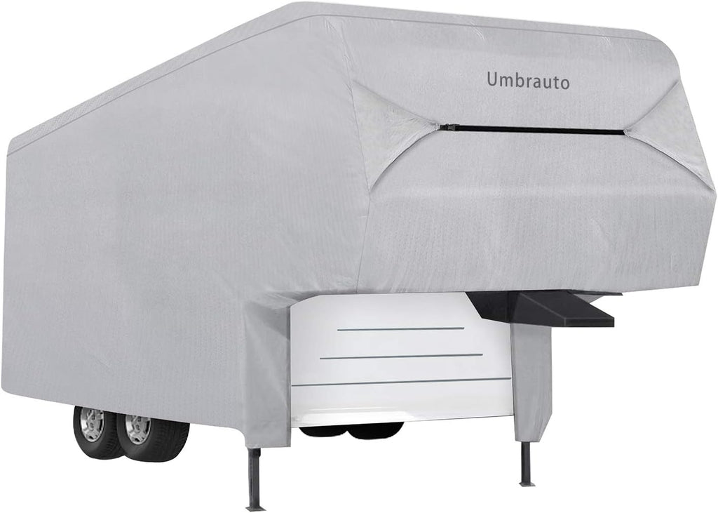5th Wheel RV Cover 3 Layers Waterproof Breathable Gray V788