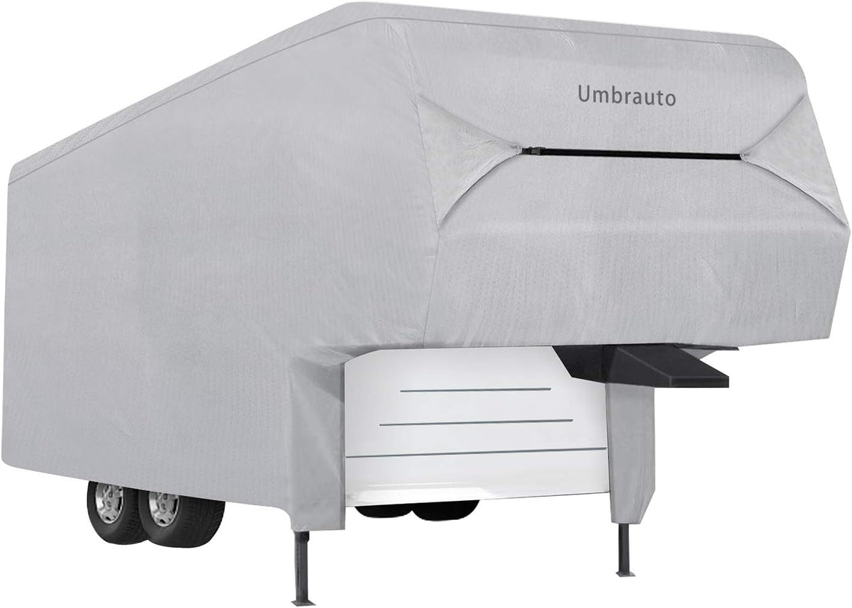5th Wheel RV Cover 3 Layers Waterproof Breathable Gray V788